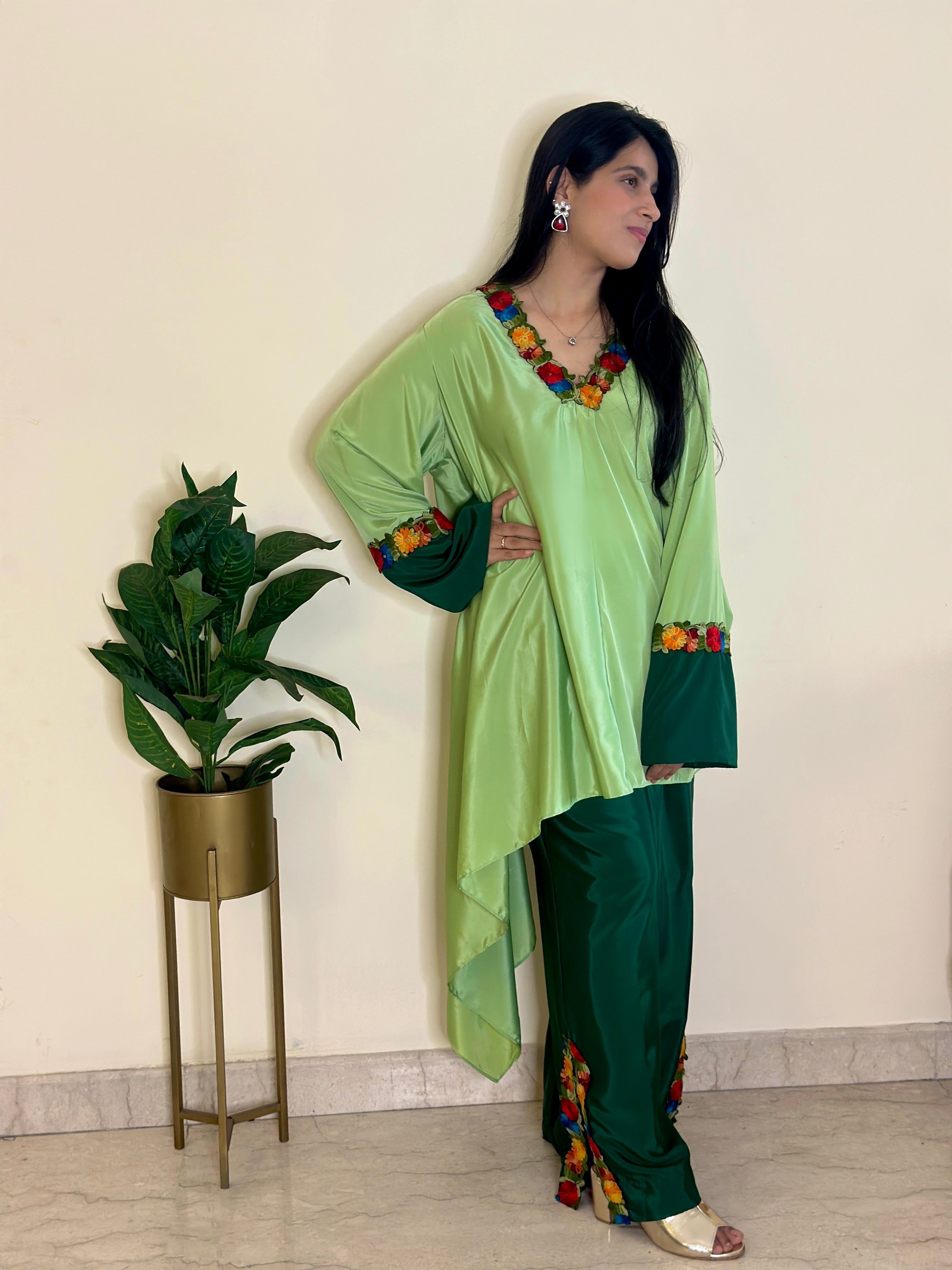 Mint Meadow Asymmetric Co-ord Set
