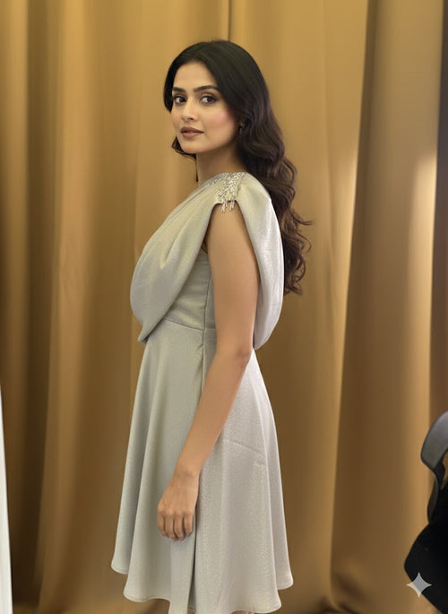 Celestial Drape Dress