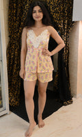 Sunny heart lace Nightsuit Set