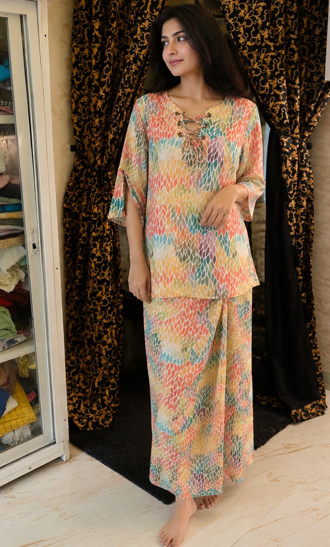 Pastel prism nightsuit set